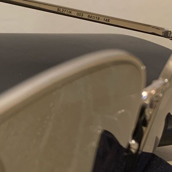 ❤️SOLD❤️Saint Laurent Metal SLVR Mirror Sunglasses - Picture 11 of 11